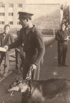 Служебная собака Альма 6 отряд ВОХР, 1963 год