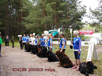 Парад участников соревнований по ССВ 2003 г