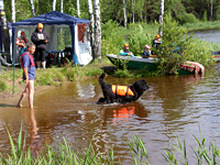 Чемпионат ПФО по службе спасения на водах с применением служебных собак 2014