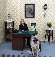 Кабинет начальника клуба, музей собаководства