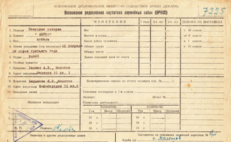 Родословная овчарки Абек 1943 год