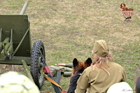 Защита собаками военных объектов и складов на войне