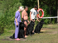 Соревнования с собаками - служба спасения на водах 2003 г