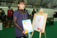 Конкурс детских рисунков на мольбертах